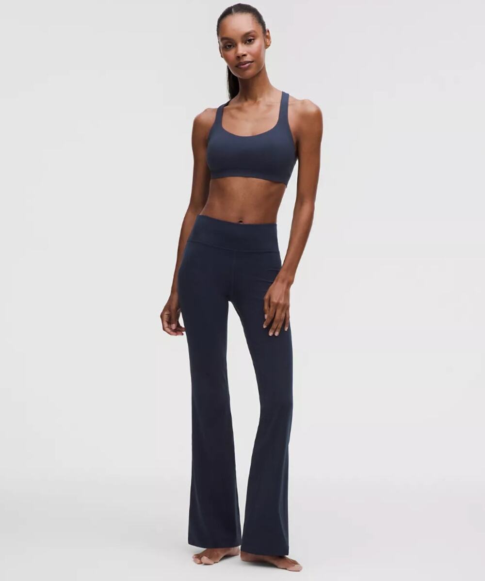 NWT Lululemon Groove Nulu High-Rise Flared Pant Regular in True Navy Size 6